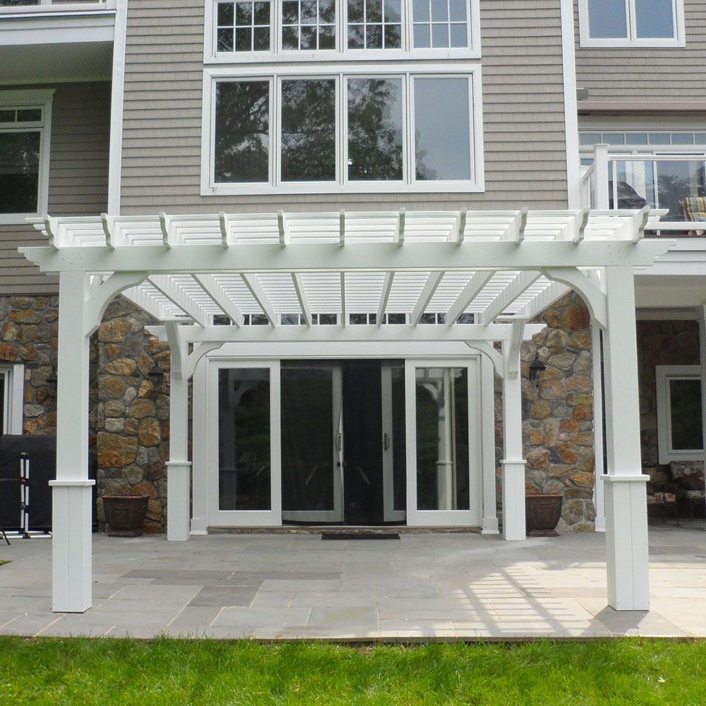 Atlantic Outdoors 8' Vinyl Cozy Retreat Pergola Kit