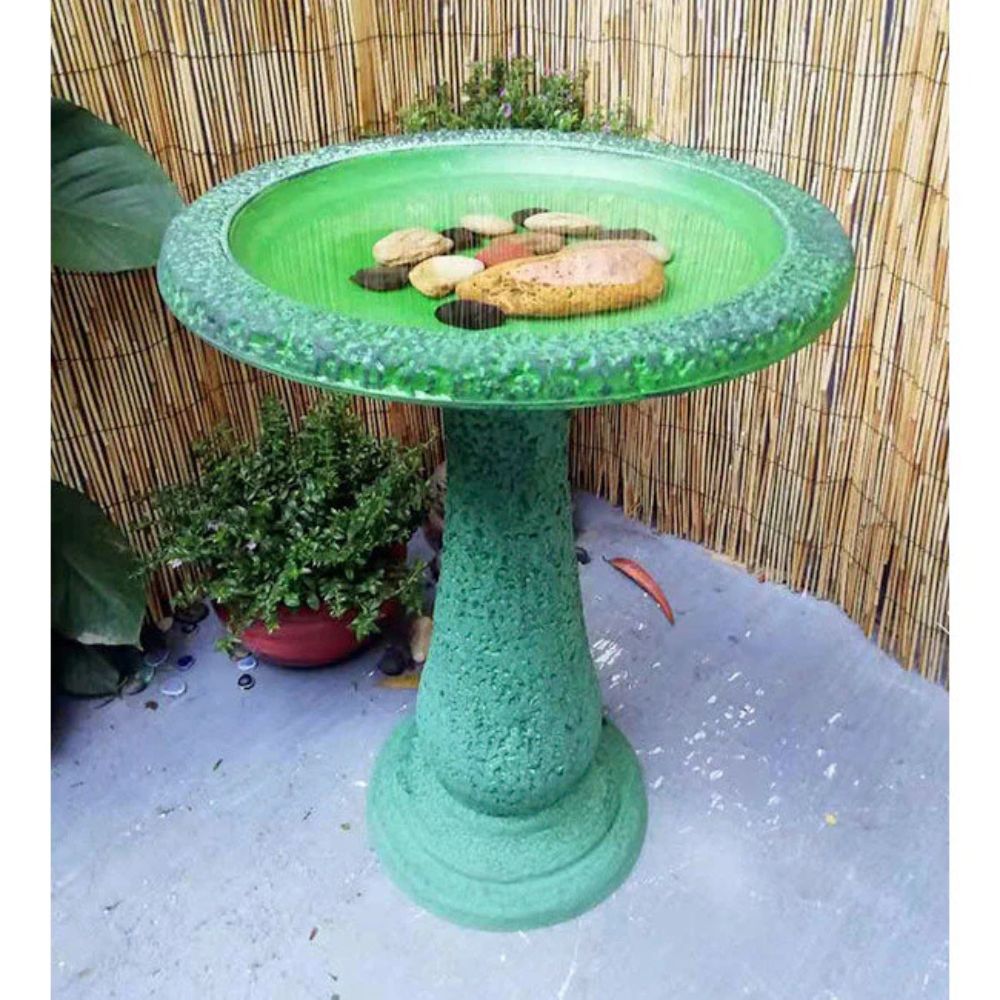 Exaco Dark/Light green Bird Bath