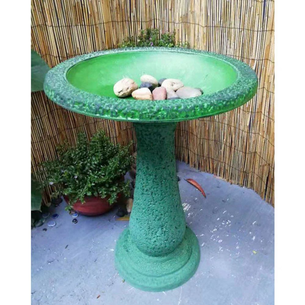 Exaco Dark/Light green Bird Bath