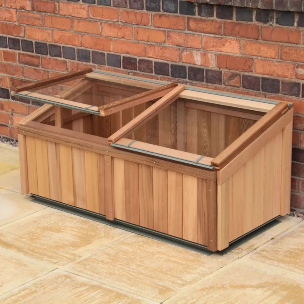 Alton Cedar Cold Frame 4x2 with Cedar Capping