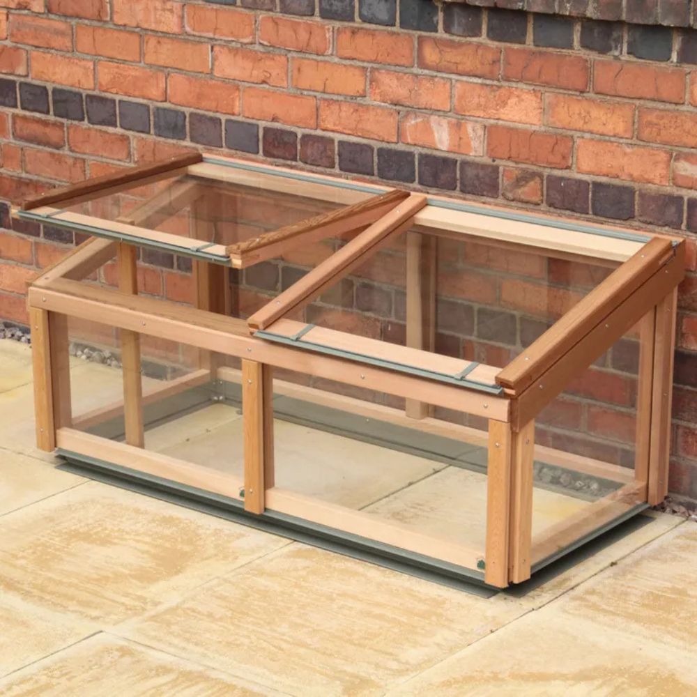Alton Cedar Cold Frame 4x2 with Cedar Capping