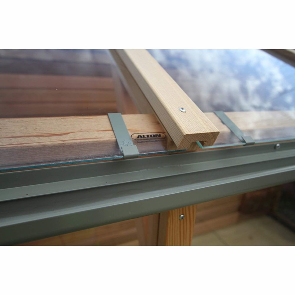 Alton Fusion 10 Cedar Greenhouse and Storage Shed Combo