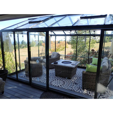 Exaco Single Sliding Door for Royal Victorian Greenhouse