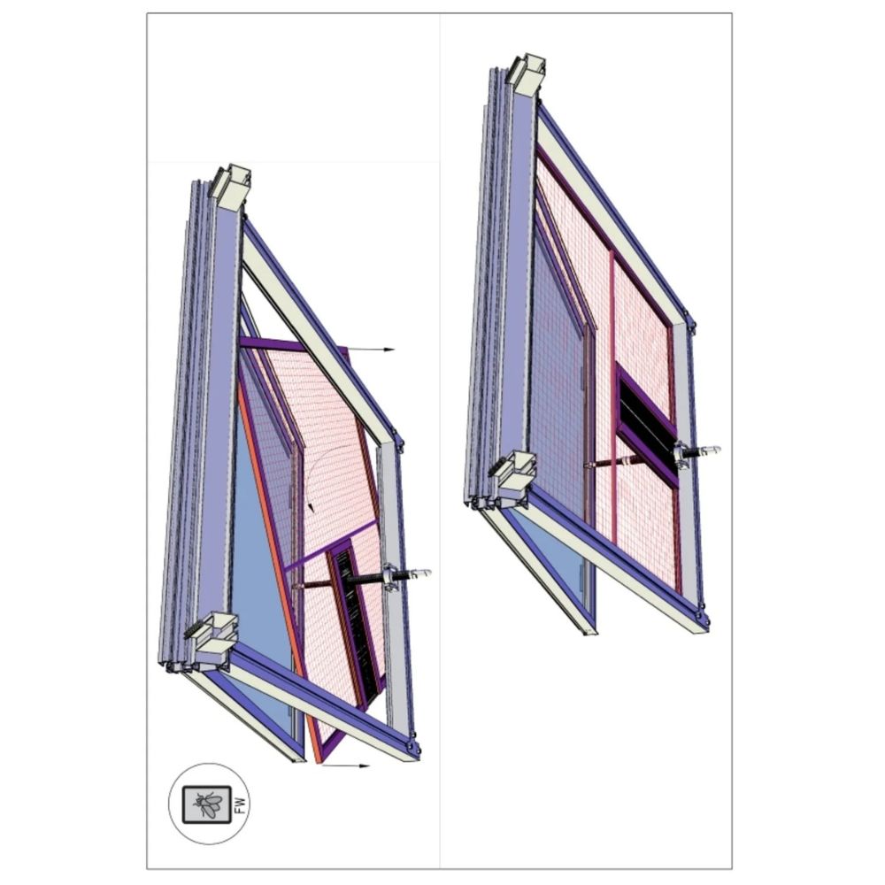 Janssens Fly Screen cover for Side Window