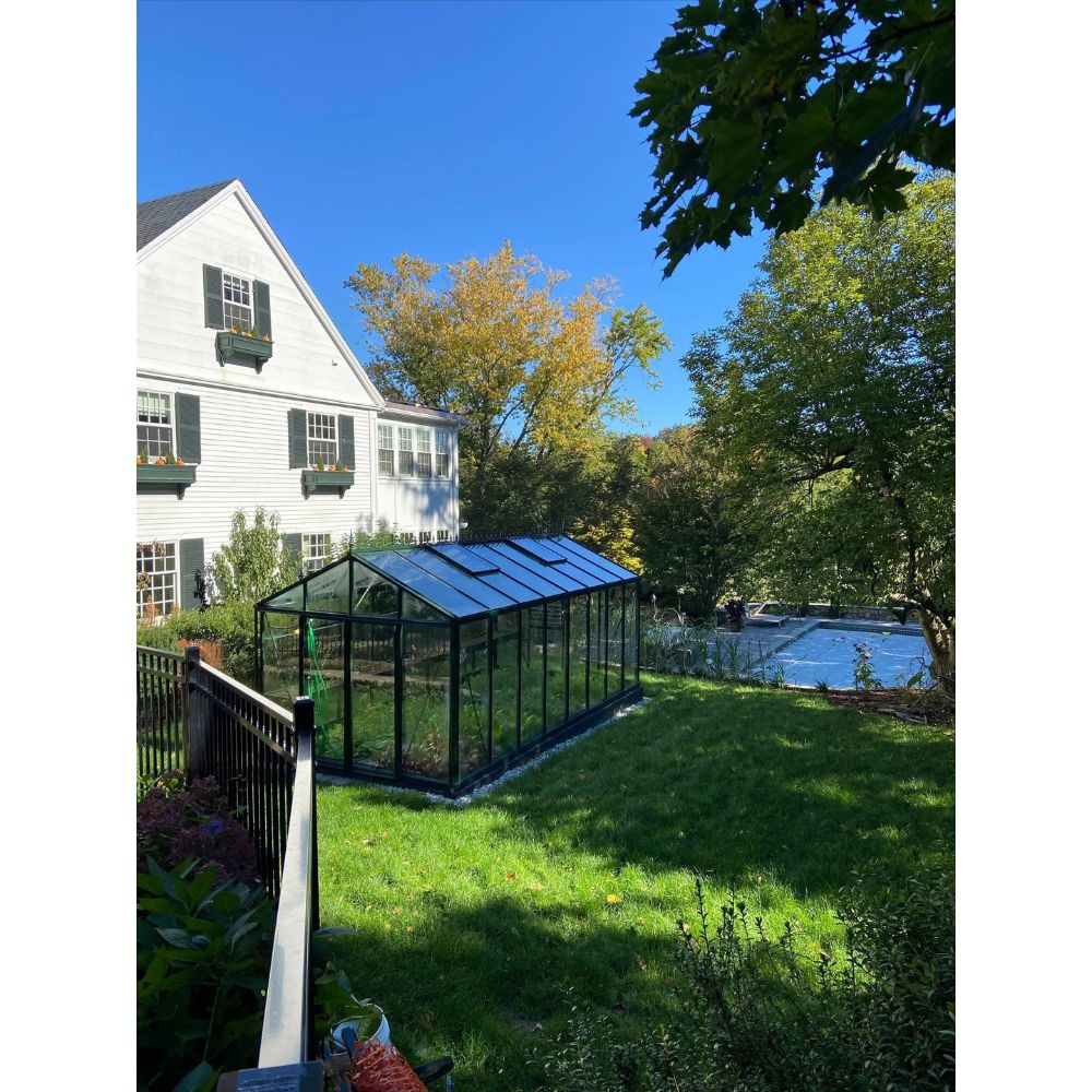 Exaco Janssens Royal Victorian VI 36 Hybrid Greenhouse in Black