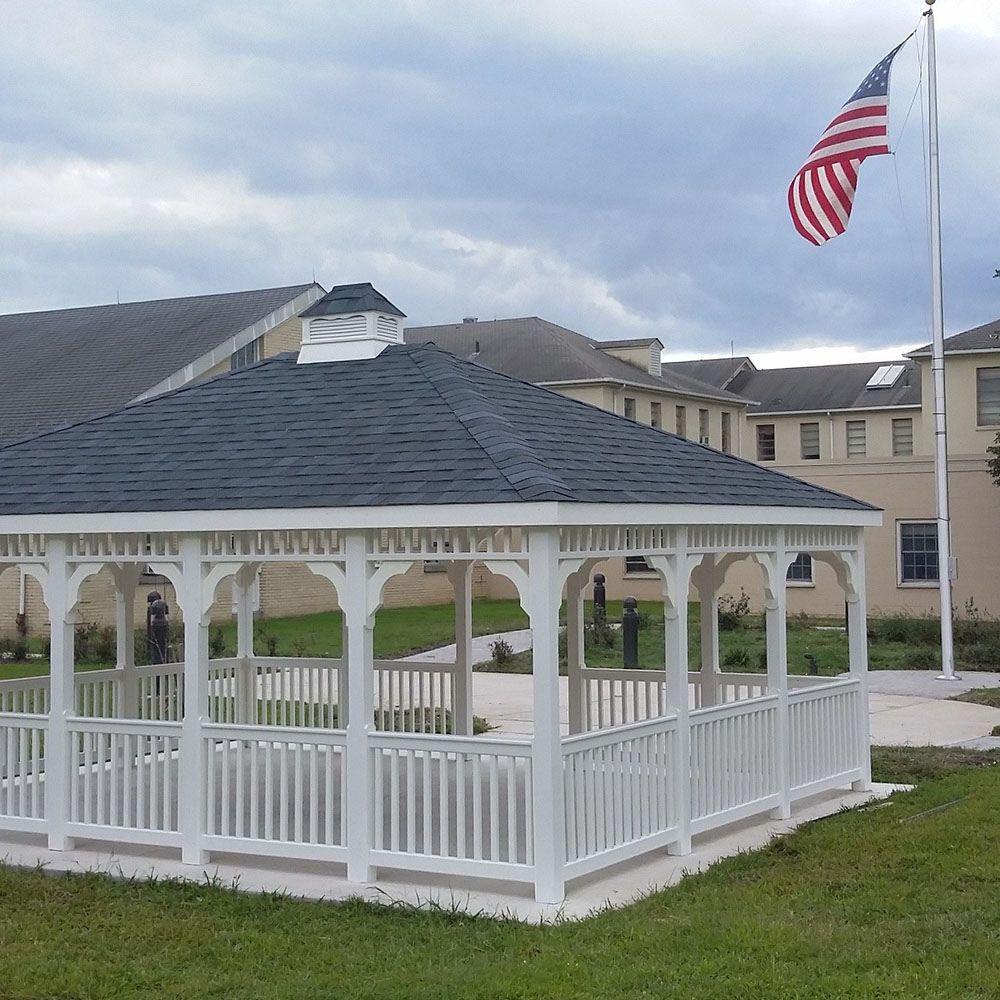 Atlantic Outdoors 14' Vinyl Rectangle Gazebo Kit