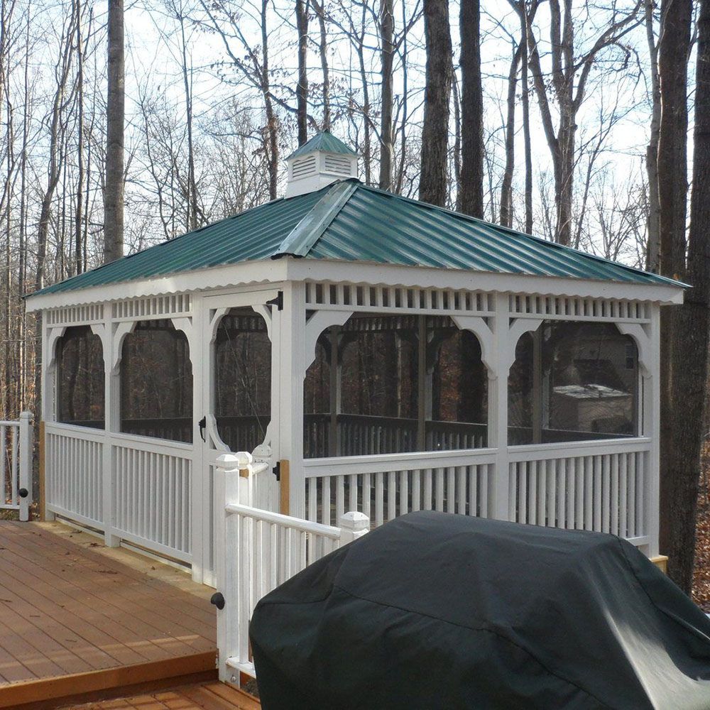 Atlantic Outdoors 14' Vinyl Rectangle Gazebo Kit