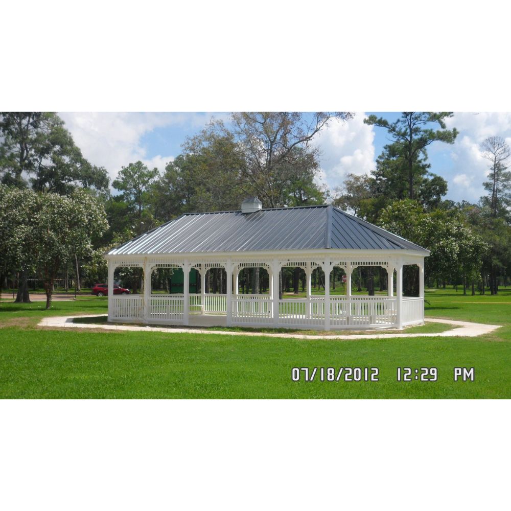 Atlantic Outdoors 14' Vinyl Rectangle Gazebo Kit