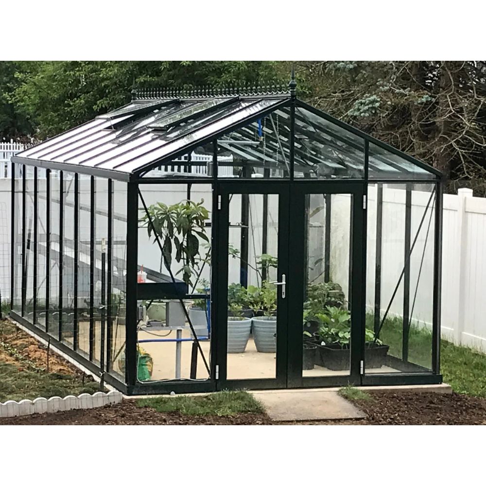 Exaco Janssens Royal Victorian VI 36 Hybrid Greenhouse in Black
