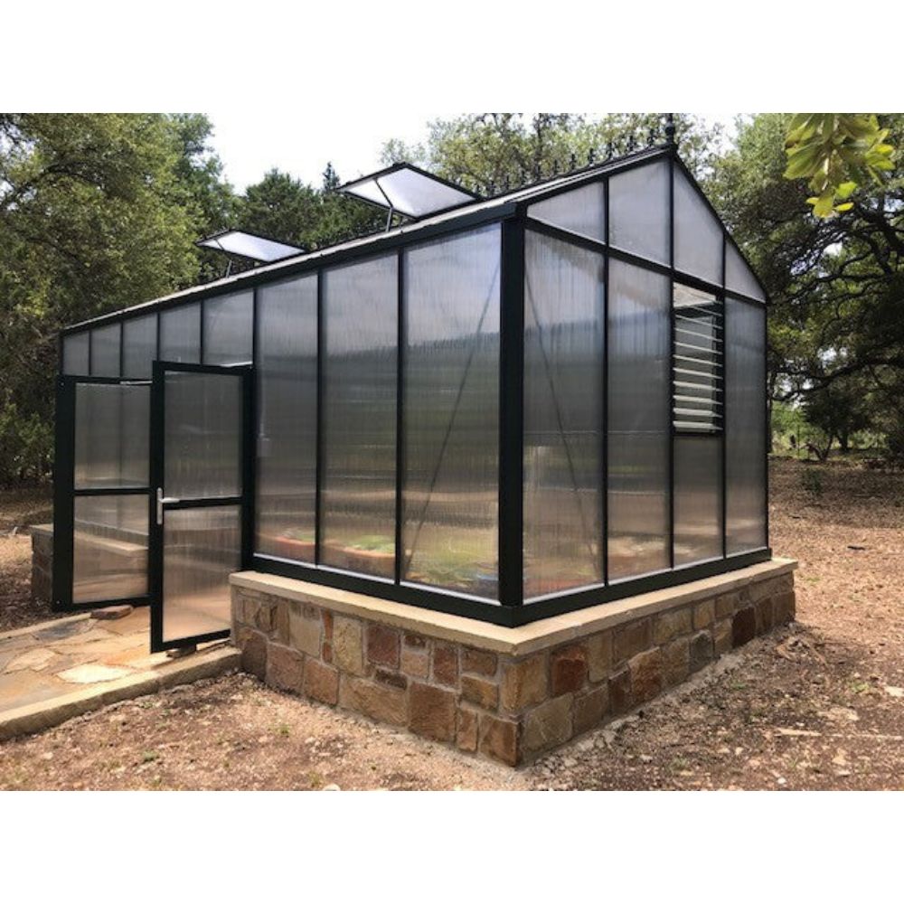 Exaco Janssens Royal Victorian VI 36 Hybrid Greenhouse in Black