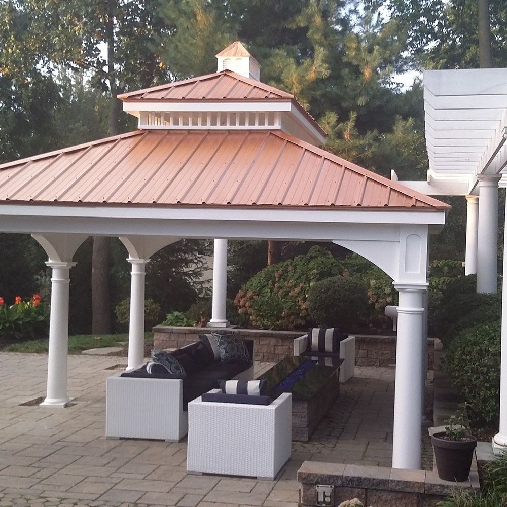 Atlantic Outdoors 16' Hip Roof Vinyl Pavilion Kit