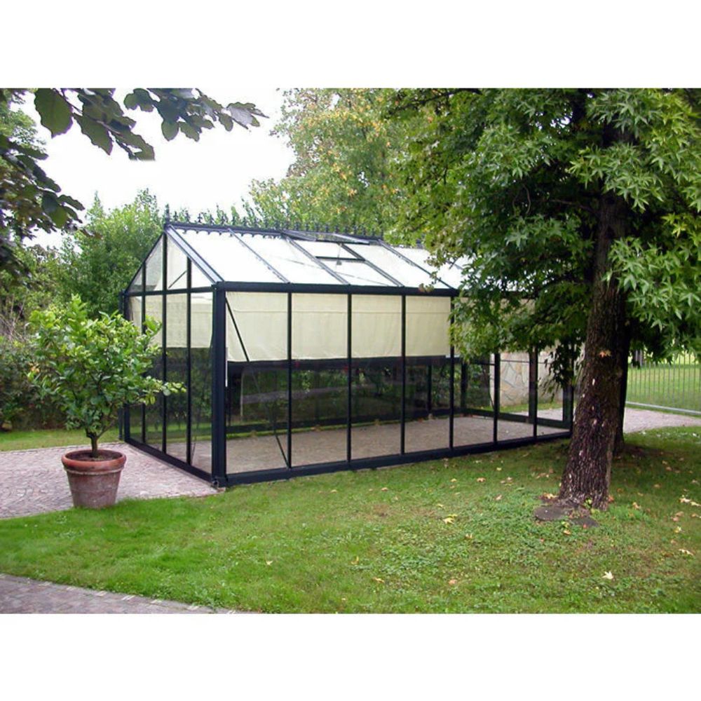 Exaco Janssens Royal Victorian VI 36 Hybrid Greenhouse in Black