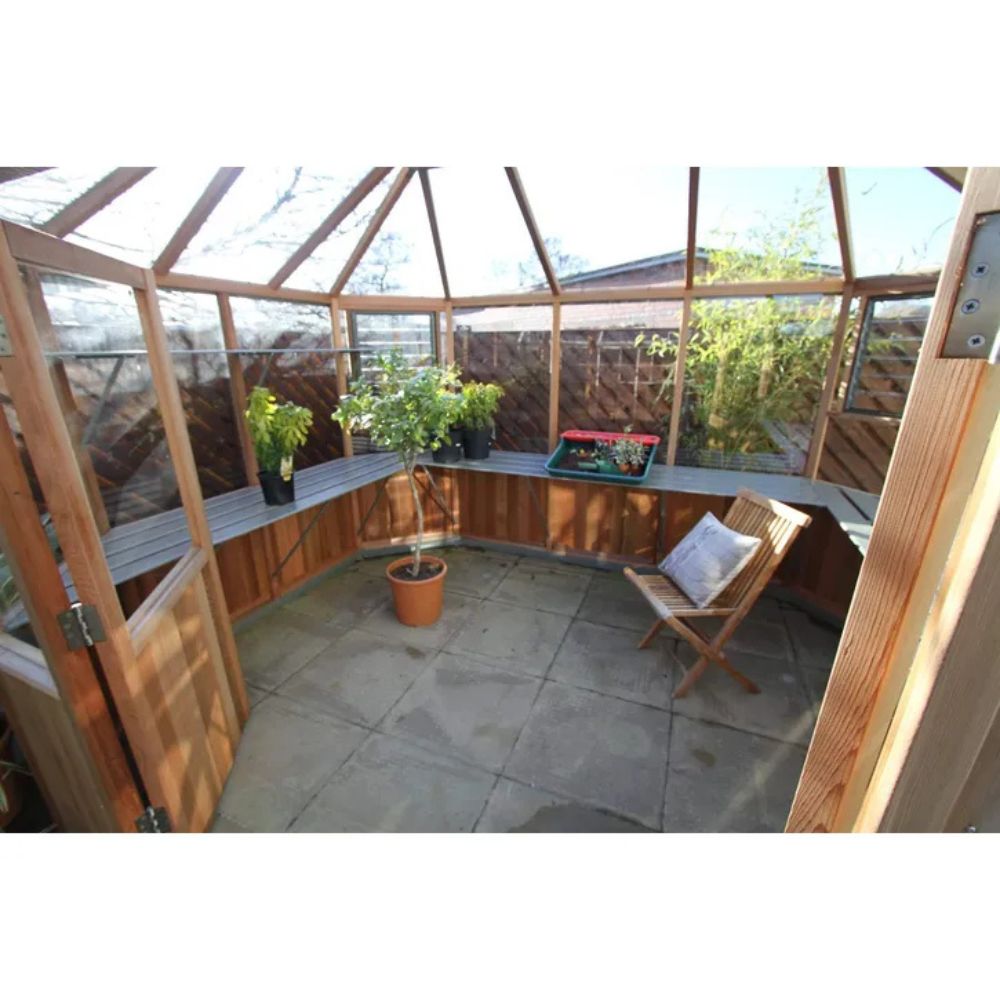 Alton Evolution Octagonal Cedar Greenhouse