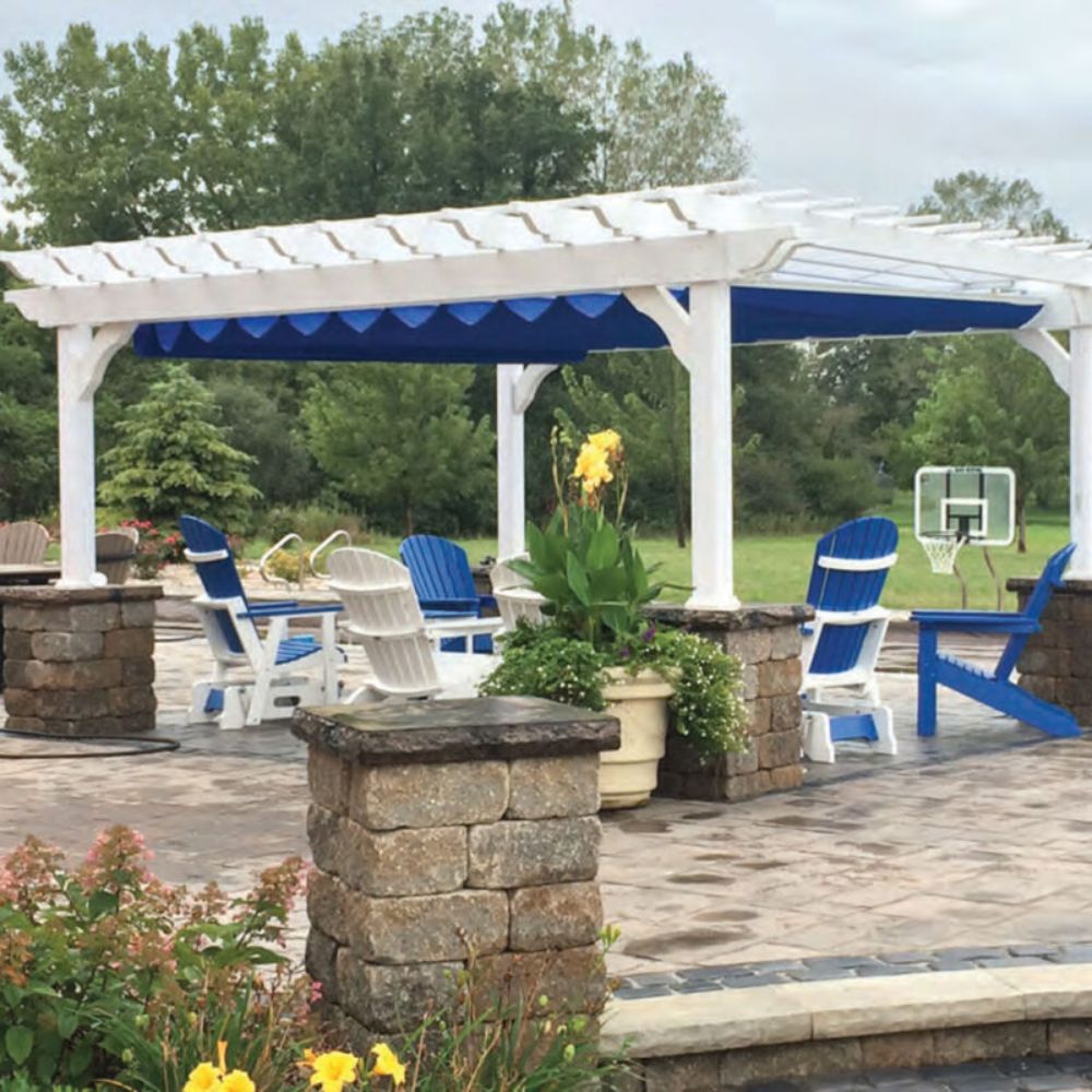 Atlantic Outdoors 8' Vinyl Cozy Retreat Pergola Kit