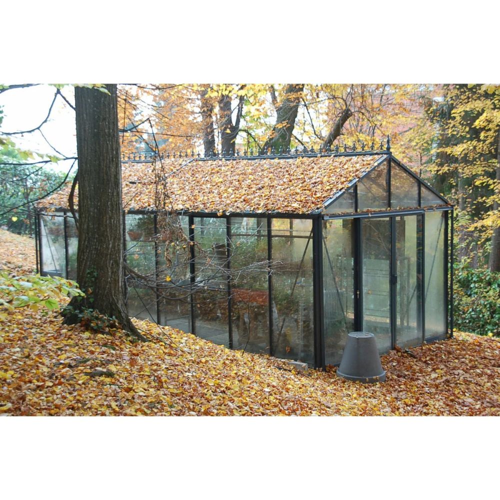 Exaco Janssens Royal Victorian VI 36 Hybrid Greenhouse in Black