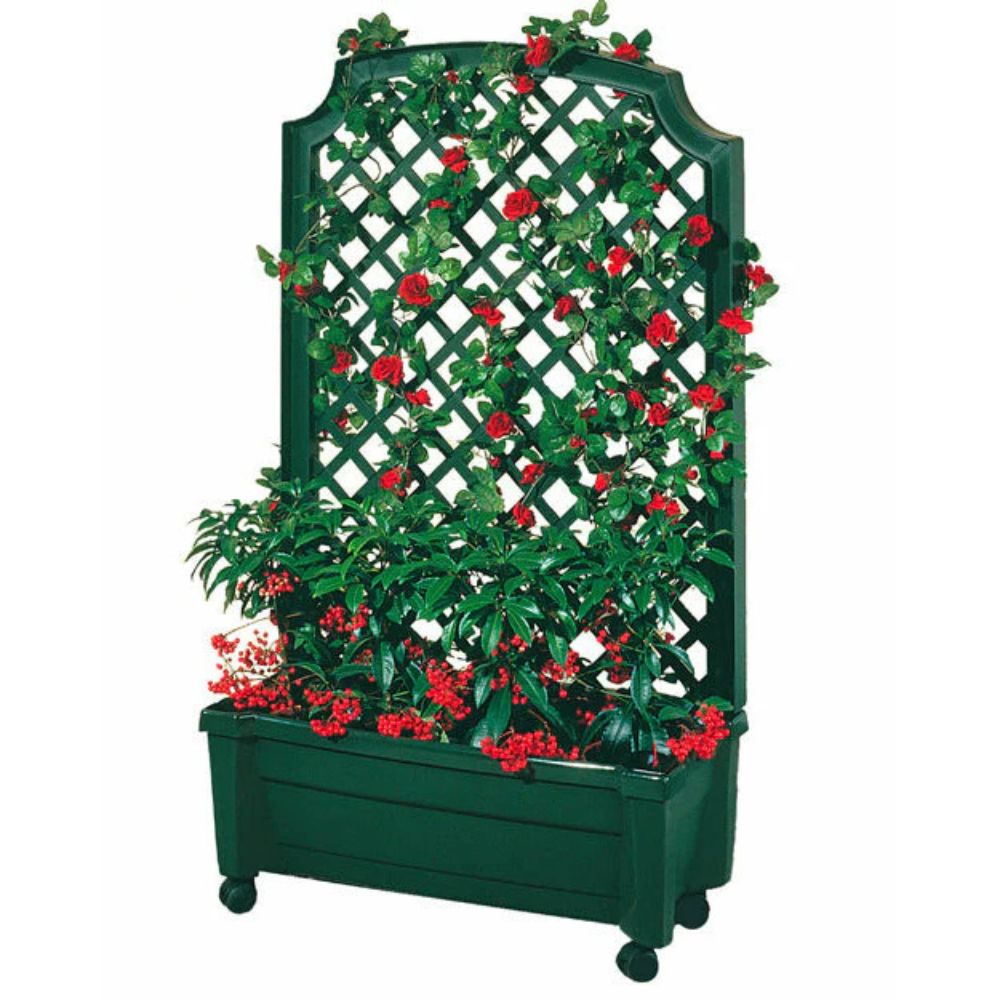 Exaco Calypso Planter with Trellis and Water Reservoir