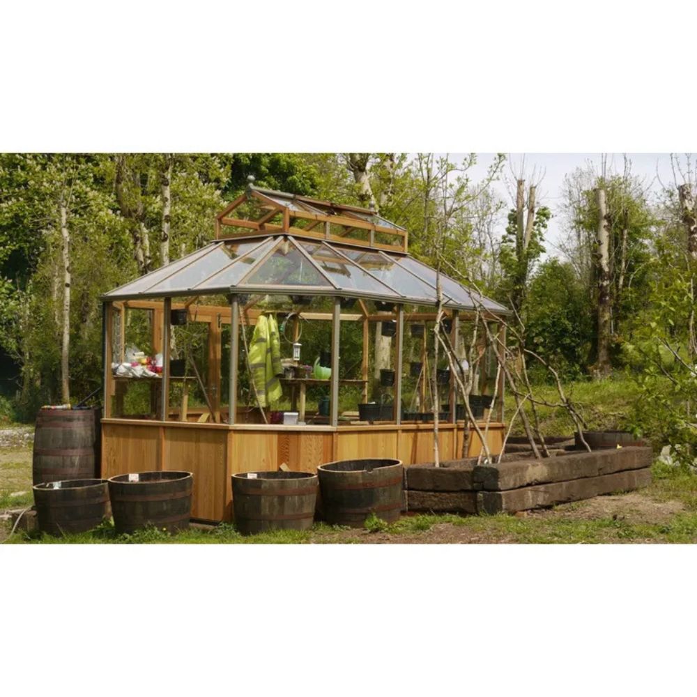 Alton Evolution Octagonal Cedar Greenhouse