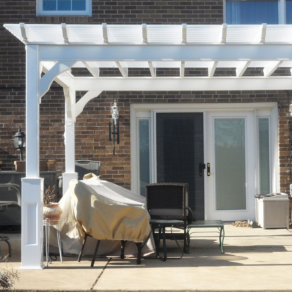 Atlantic Outdoors 10' Vinyl Cozy Retreat Pergola Kit