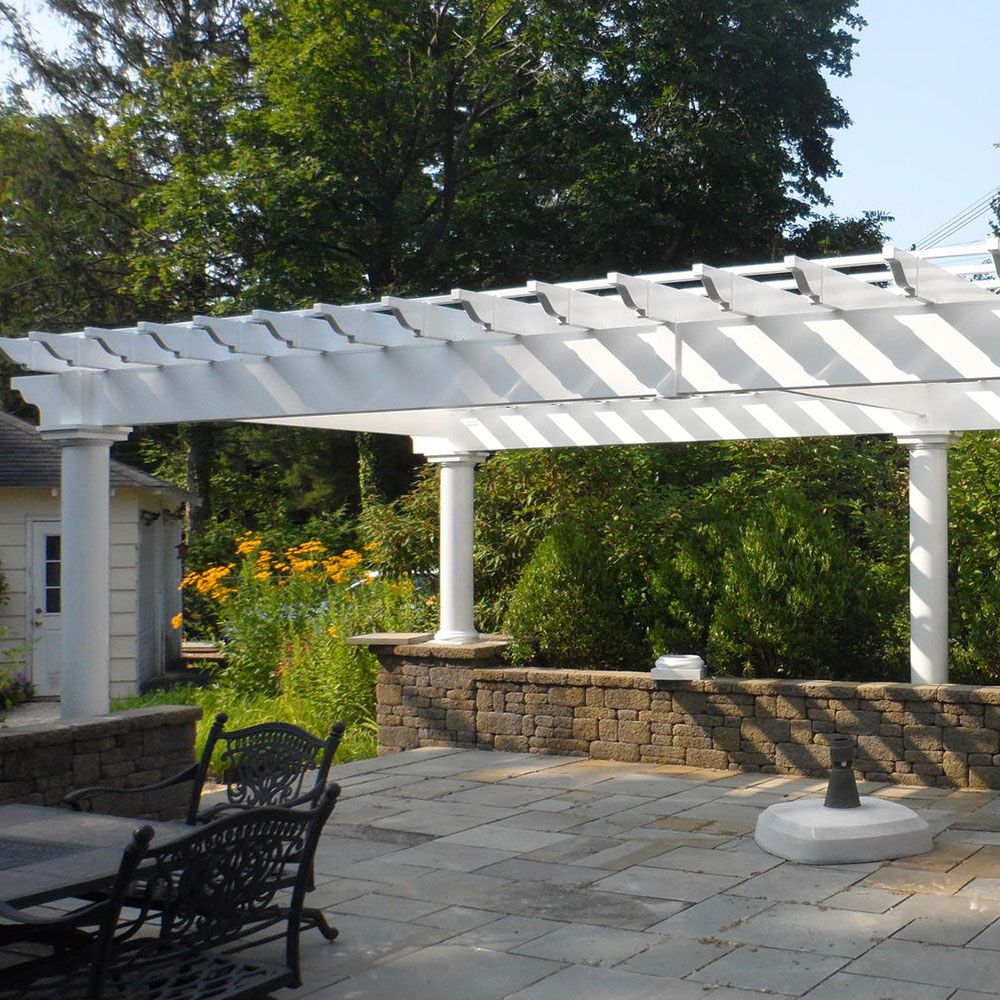 Atlantic Outdoors 10' Vinyl Cozy Retreat Pergola Kit