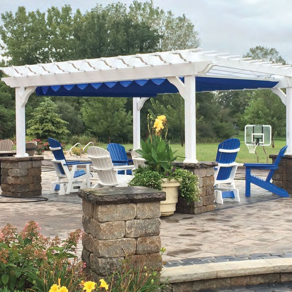 Atlantic Outdoors 10' Vinyl Cozy Retreat Pergola Kit