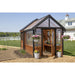 Atlantic Outdoors Cedar A-Frame Greenhouse Kit Fron View