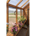 Atlantic Outdoors Cedar A-Frame Greenhouse Kit Fron View Window View