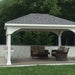 Atlantic Outdoors Hip Roof Vinyl Pavilion Kit Lifestyle