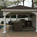 Atlantic Outdoors Hip Roof Vinyl Pavilion Kit Lifestyle