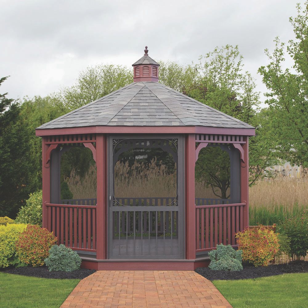Atlantic Outdoors 10' Octagon Cedar Wood Gazebo