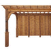 Atlantic Outdoors Pressure-Treated Wood Cozy Retreat Pergola Kit 22