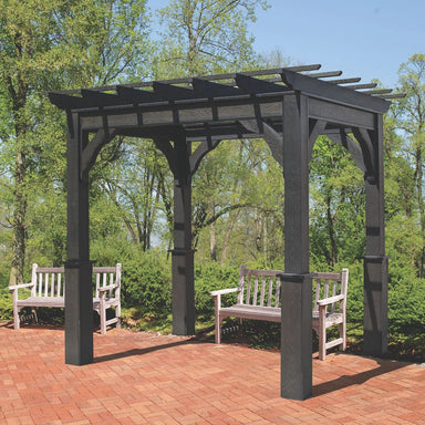 Atlantic Outdoors Pressure-Treated Wood Cozy Retreat Pergola Kit 2