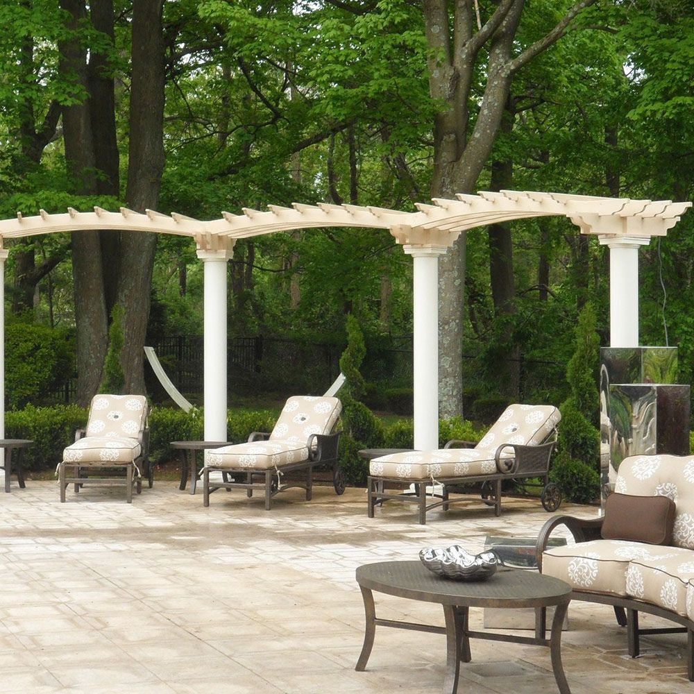 Atlantic Outdoors Pressure-Treated Wood Cozy Retreat Pergola Kit 5