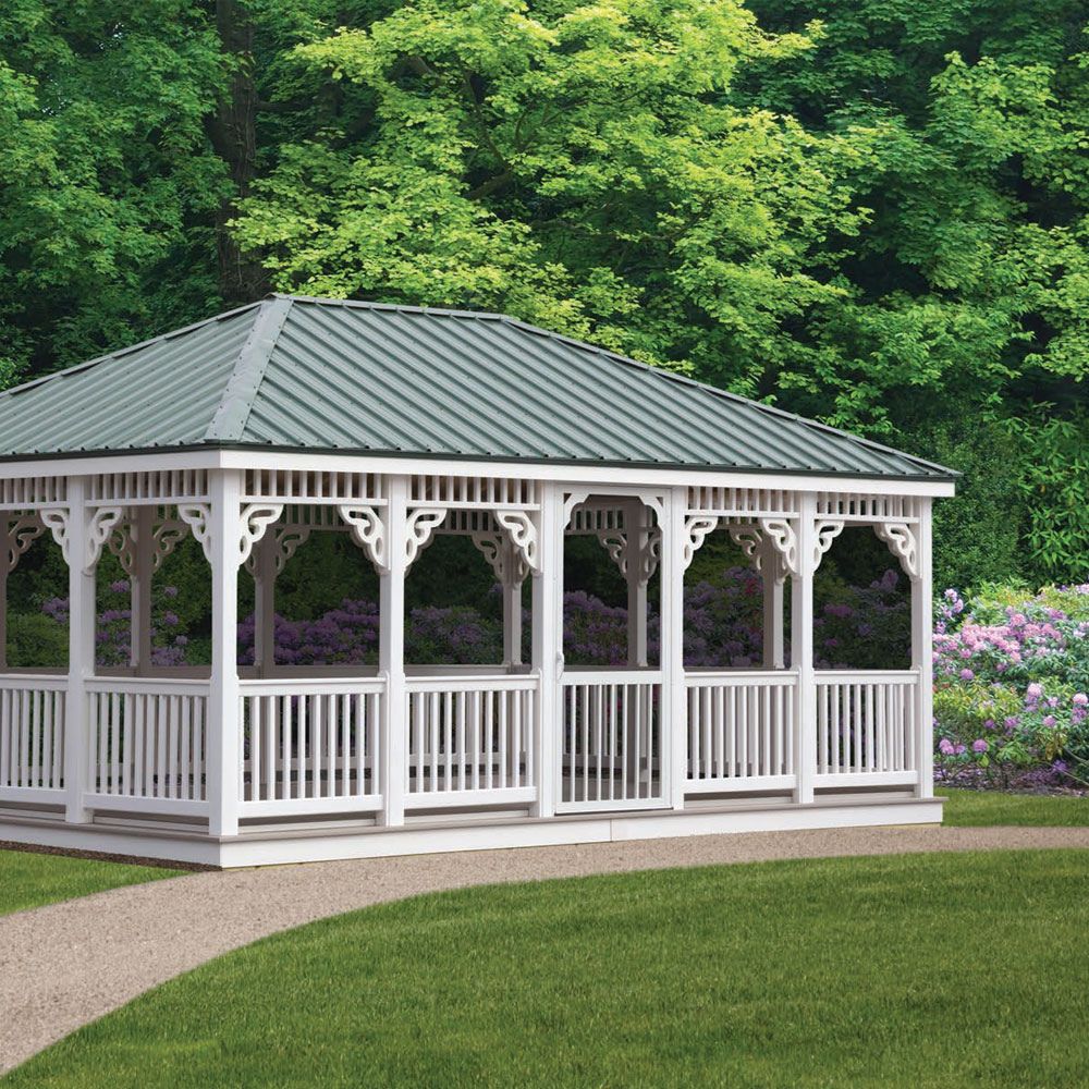 Atlantic Outdoors Vinyl Rectangle Gazebo Kit