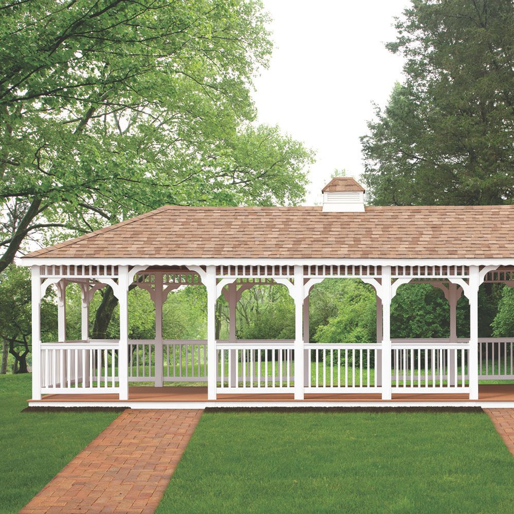 Atlantic Outdoors Vinyl Rectangle Gazebo Kit