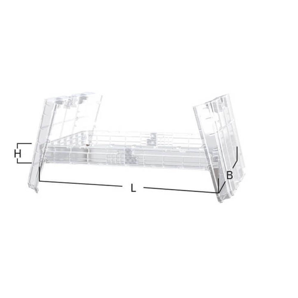 Exaco CLEAR COVER - cold-frame lid/cover for Medium ERGO Raised Bed