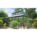 Exaco Cathedral Victorian Greenhouse with Large Cupola Lifestyle