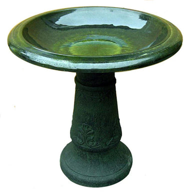 Exaco Florentine Marbelized Bird Bath