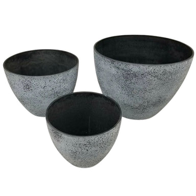 Exaco Round Nested Planters - Set of 3