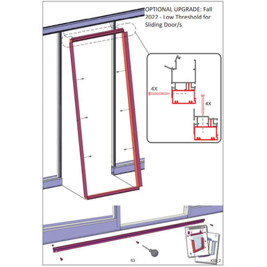Exaco Royal Victorian Low Threshold Sliding Door