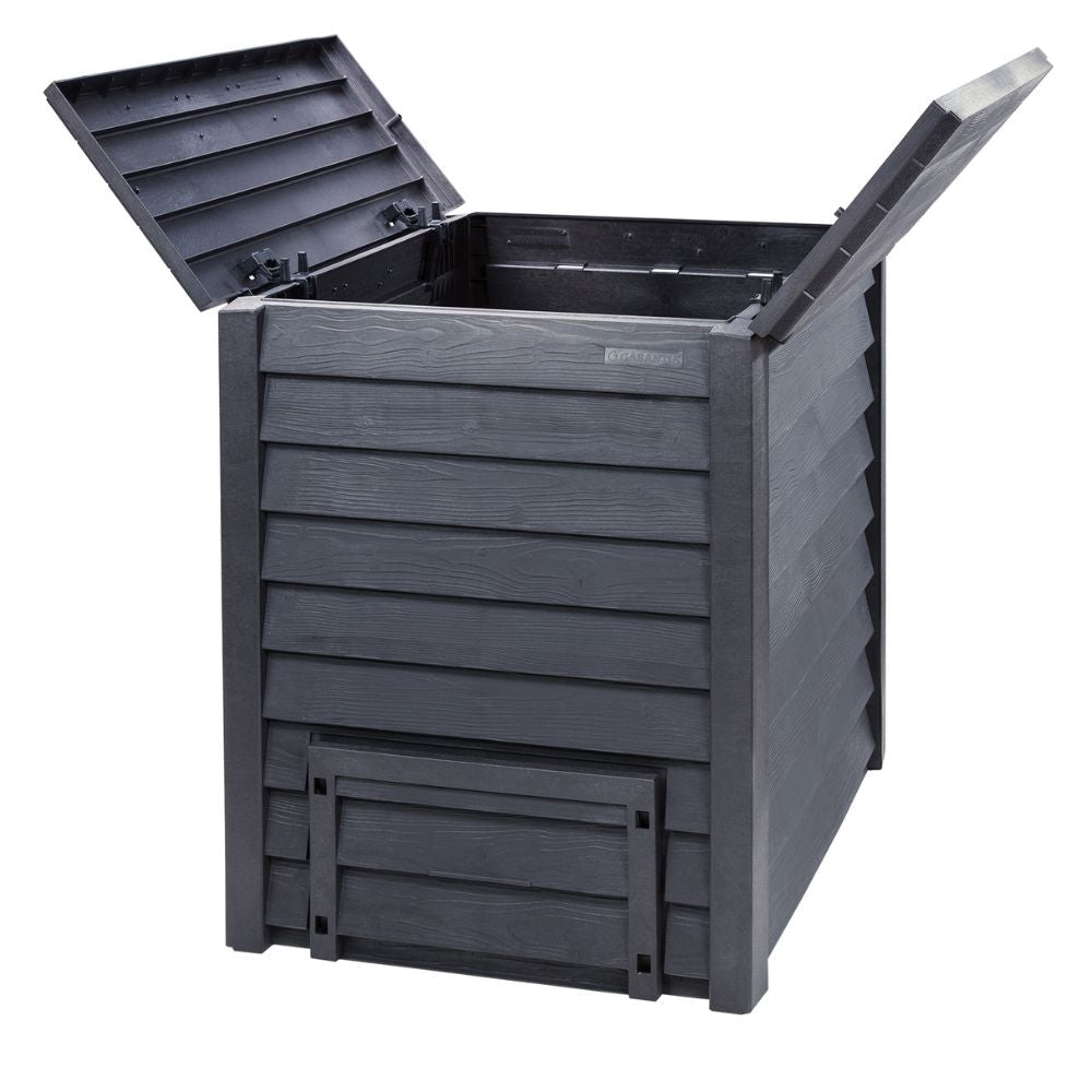 Exaco Thermo Wood Composter 600 liter / 160 gal. with Soil Fence