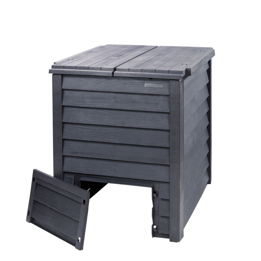 Exaco Thermo Wood Composter 600 liter / 160 gal. with Soil Fence
