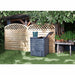Exaco Thermo Wood Composter 600 liter / 160 gal. with Soil Fence