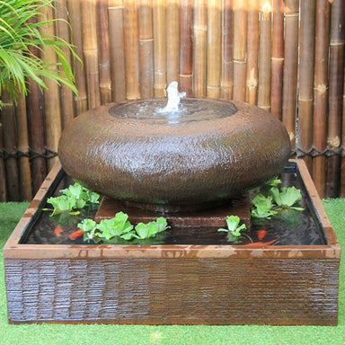 Galleria Imports Moon Pot FoGalleria Imports Moon Pot Fountain Rustuntain