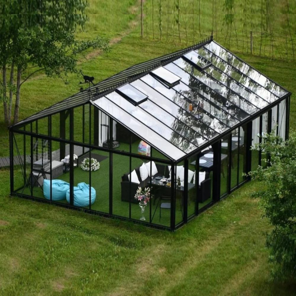 Exaco Janssens | Gigant Large Luxury Greenhouse with 4mm Tempered Glass Glazing