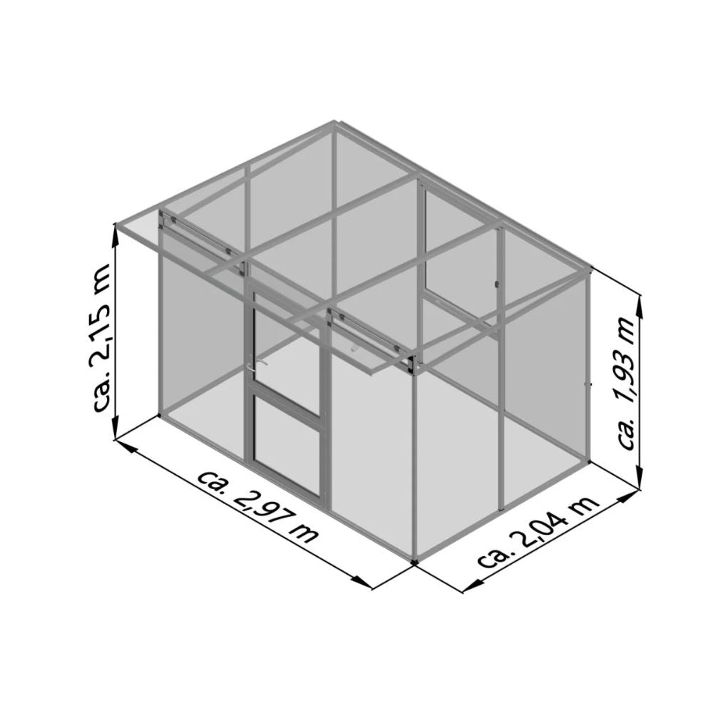 Exaco Linea II Modern Greenhouse