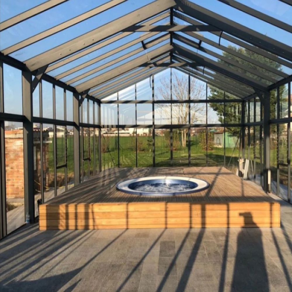 Exaco Janssens | Gigant Large Luxury Greenhouse with 4mm Tempered Glass Glazing