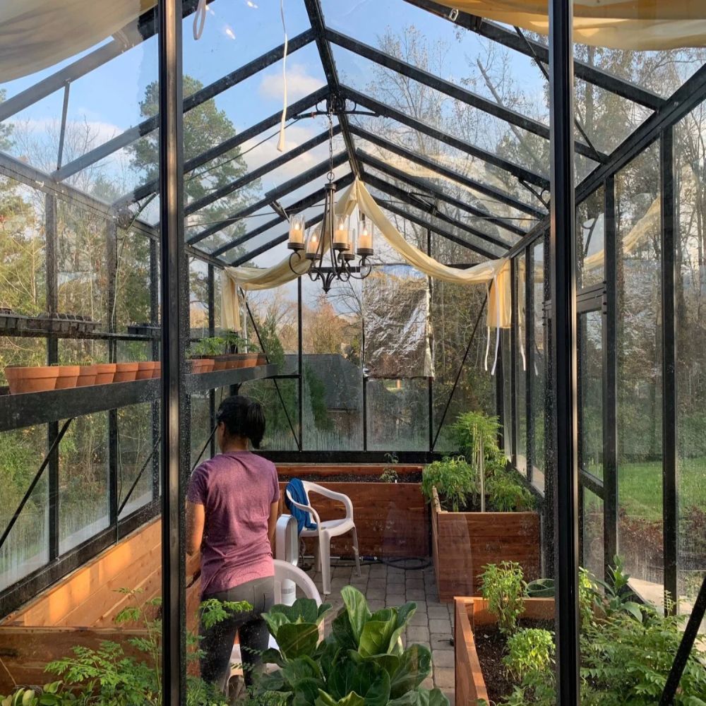 Exaco Janssens | 12.5x20x9 ft Royal Victorian VI 46 Large Glass Greenhouse Kit With 4mm Tempered Glass Glazing
