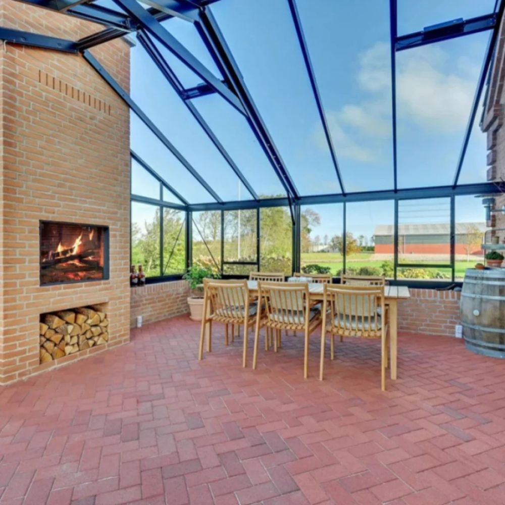 Exaco Janssens | Gigant Large Luxury Greenhouse with 4mm Tempered Glass Glazing