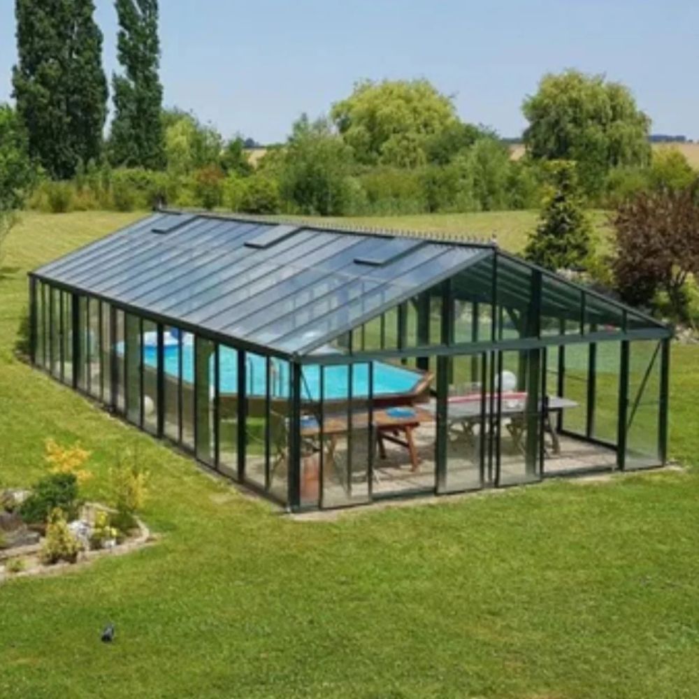 Exaco Janssens | Gigant Large Luxury Greenhouse with 4mm Tempered Glass Glazing