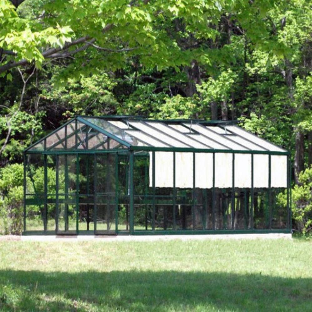 Exaco Janssens | 12.5x20x9 ft Royal Victorian VI 46 Large Glass Greenhouse Kit With 4mm Tempered Glass Glazing